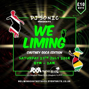We Liming - Chutney Soca Edition Fete @ RNR Wine Bar